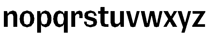 NaNRagePolyCnd SemiBd Font LOWERCASE