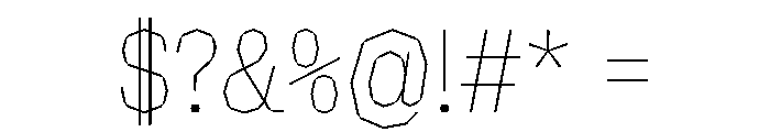 NaNRagePolyCnd Thin Font OTHER CHARS