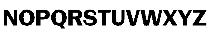 NaNRagePolyNr Bd Font UPPERCASE