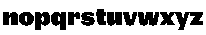 NaNRagePolyNr Blk Font LOWERCASE