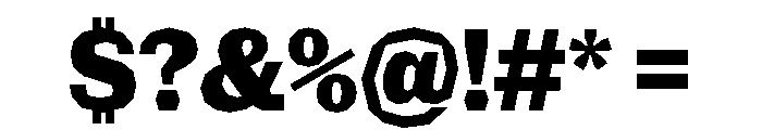 NaNRagePolyNr ExtraBd Font OTHER CHARS