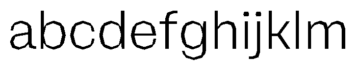NaNRagePolyNr Lt FONT