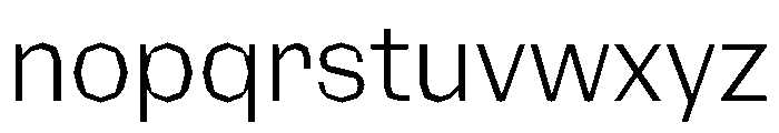 NaNRagePolyNr Lt Font LOWERCASE