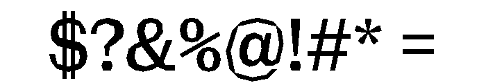 NaNRagePolyNr Med Font OTHER CHARS