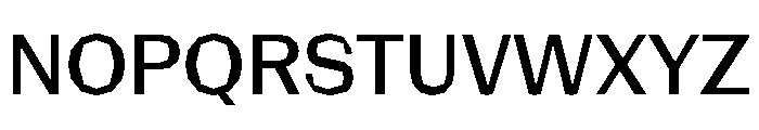 NaNRagePolyNr Med Font UPPERCASE