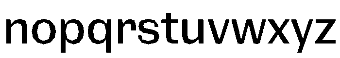 NaNRagePolyNr Med Font LOWERCASE