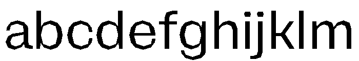 NaNRagePolyNr Reg FONT