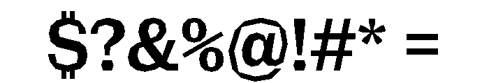 NaNRagePolyNr SemiBd Font OTHER CHARS