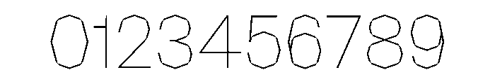 NaNRagePolyNr Thin Font OTHER CHARS