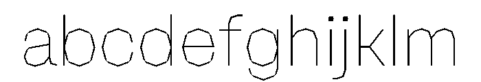 NaNRagePolyNr Thin FONT