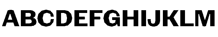 NaNRagePolyStd Bd Font UPPERCASE