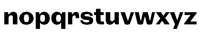 NaNRagePolyStd Bd Font LOWERCASE
