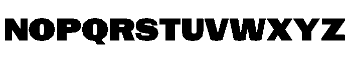 NaNRagePolyStd Blk Font UPPERCASE