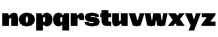 NaNRagePolyStd Blk Font LOWERCASE