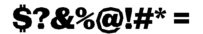 NaNRagePolyStd ExtraBd Font OTHER CHARS