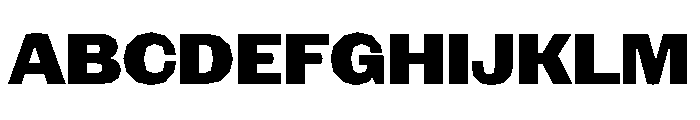 NaNRagePolyStd ExtraBd Font UPPERCASE