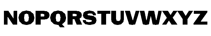 NaNRagePolyStd ExtraBd Font UPPERCASE