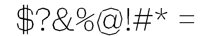 NaNRagePolyStd ExtraLt Font OTHER CHARS