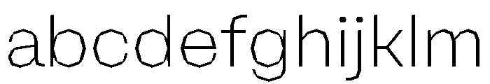 NaNRagePolyStd ExtraLt FONT