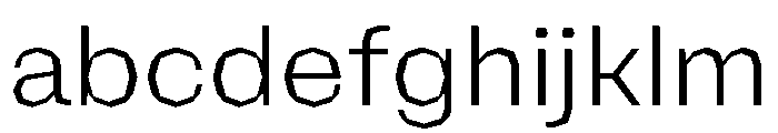 NaNRagePolyStd Lt FONT