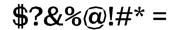 NaNRagePolyStd Med Font OTHER CHARS