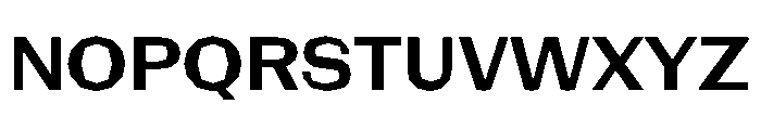 NaNRagePolyStd SemiBd Font UPPERCASE