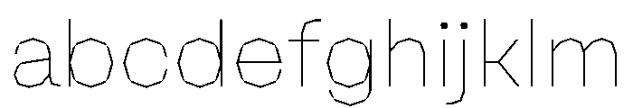 NaNRagePolyStd Thin FONT