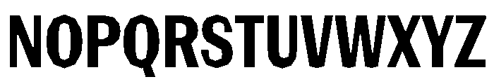 NaNRagePolyXCnd Bd Font UPPERCASE