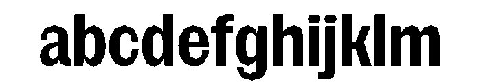 NaNRagePolyXCnd Bd FONT