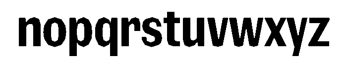 NaNRagePolyXCnd Bd Font LOWERCASE
