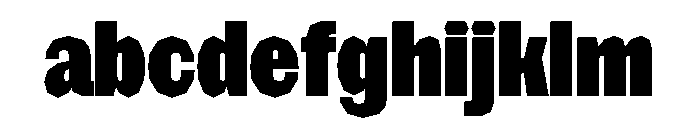 NaNRagePolyXCnd Blk FONT