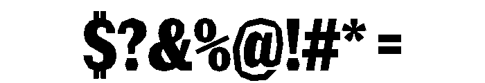 NaNRagePolyXCnd ExtraBd Font OTHER CHARS