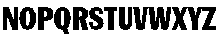 NaNRagePolyXCnd ExtraBd Font UPPERCASE