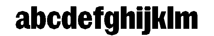 NaNRagePolyXCnd ExtraBd FONT