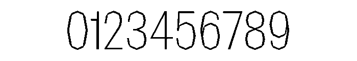 NaNRagePolyXCnd ExtraLt Font OTHER CHARS