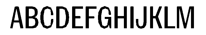 NaNRagePolyXCnd Med Font UPPERCASE
