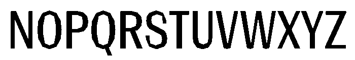 NaNRagePolyXCnd Med Font UPPERCASE