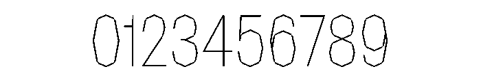 NaNRagePolyXCnd Thin Font OTHER CHARS
