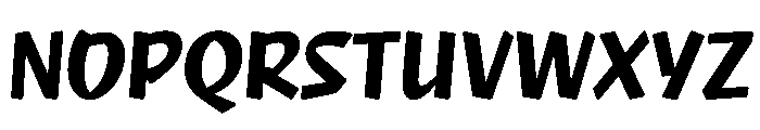 NaNRageQuikCnd Bd Font UPPERCASE