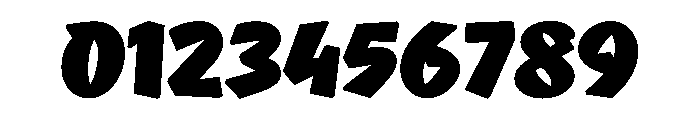 NaNRageQuikCnd Blk Font OTHER CHARS