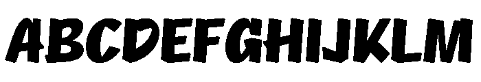 NaNRageQuikCnd ExtraBd Font UPPERCASE