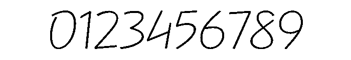 NaNRageQuikCnd ExtraLt Font OTHER CHARS