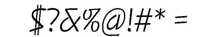 NaNRageQuikCnd Lt Font OTHER CHARS
