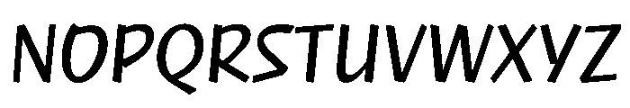 NaNRageQuikCnd Med Font UPPERCASE