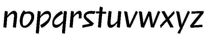 NaNRageQuikCnd Med Font LOWERCASE