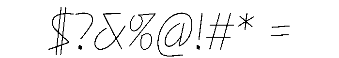 NaNRageQuikCnd Thin Font OTHER CHARS