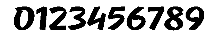 NaNRageQuikNr Bd Font OTHER CHARS