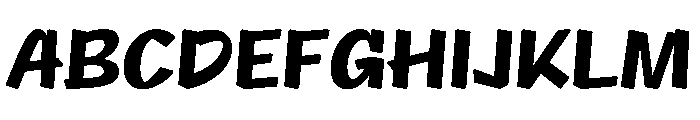 NaNRageQuikNr Bd Font UPPERCASE