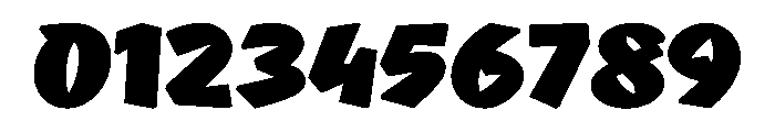 NaNRageQuikNr Blk Font OTHER CHARS