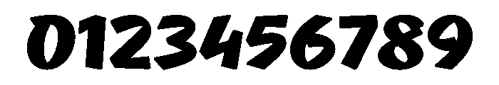 NaNRageQuikNr ExtraBd Font OTHER CHARS
